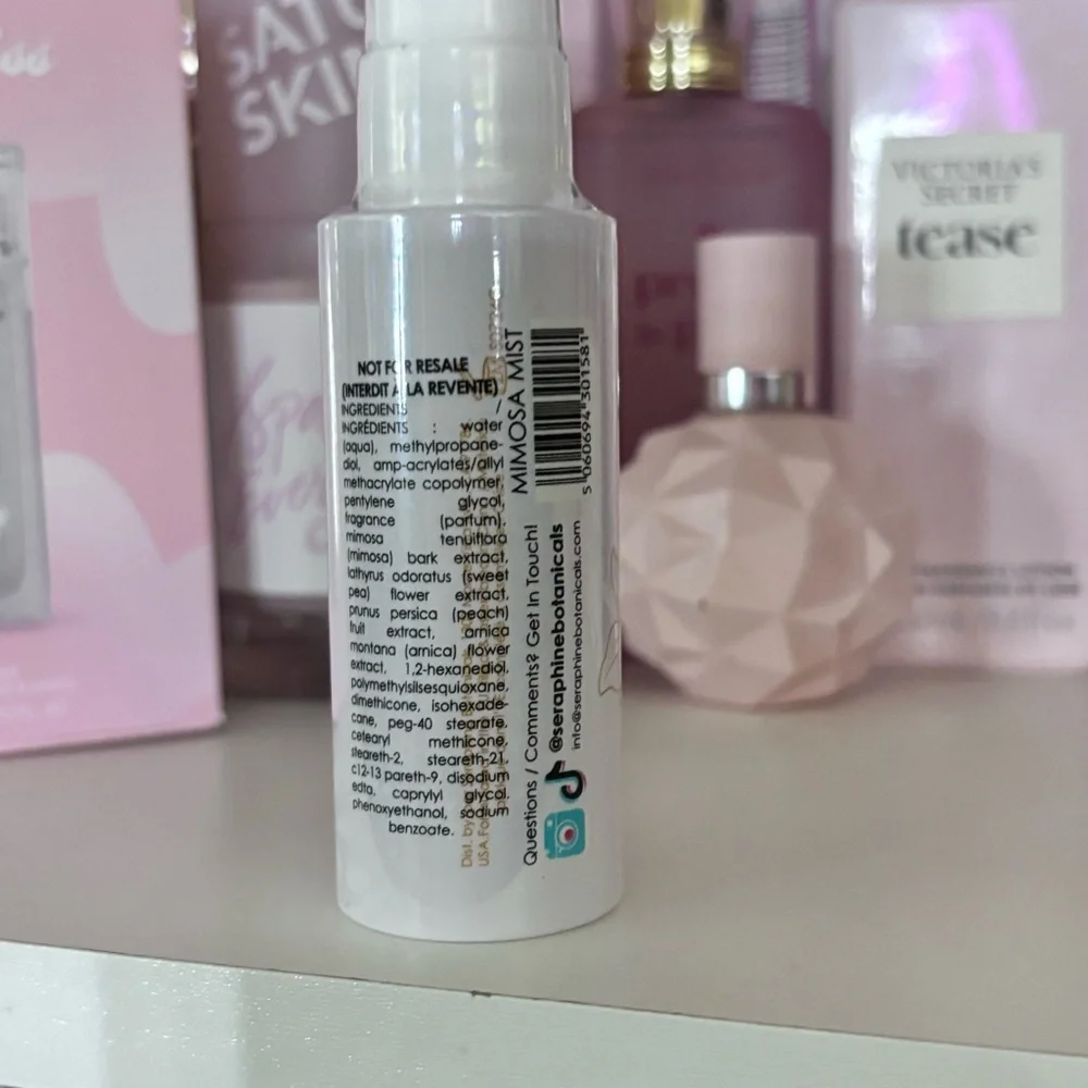 💝NEW Seraphine Botanicals Mimosa Mist Glass Skin Setting Spray💝